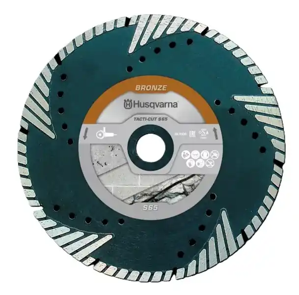 Husqvarna 579820530 Tacti-CUT S65 Lame de scie diamantée sèche Abrasif 115 mm