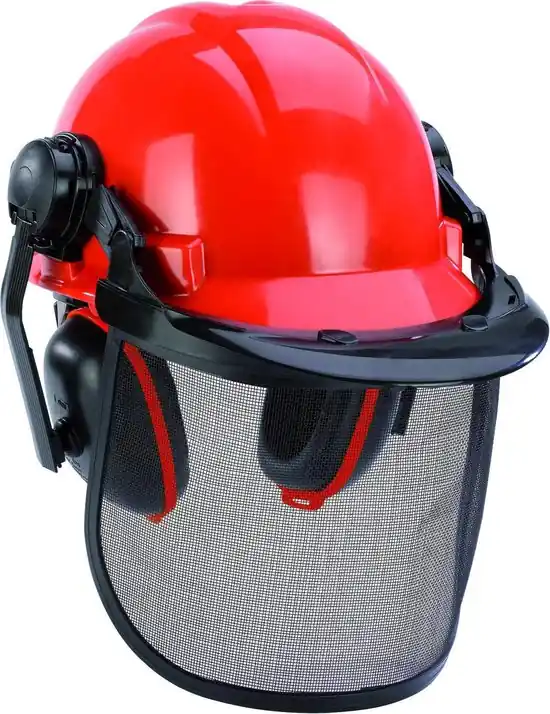 Einhell 4500480 Casque de sécurité avec visière réglable et relevable