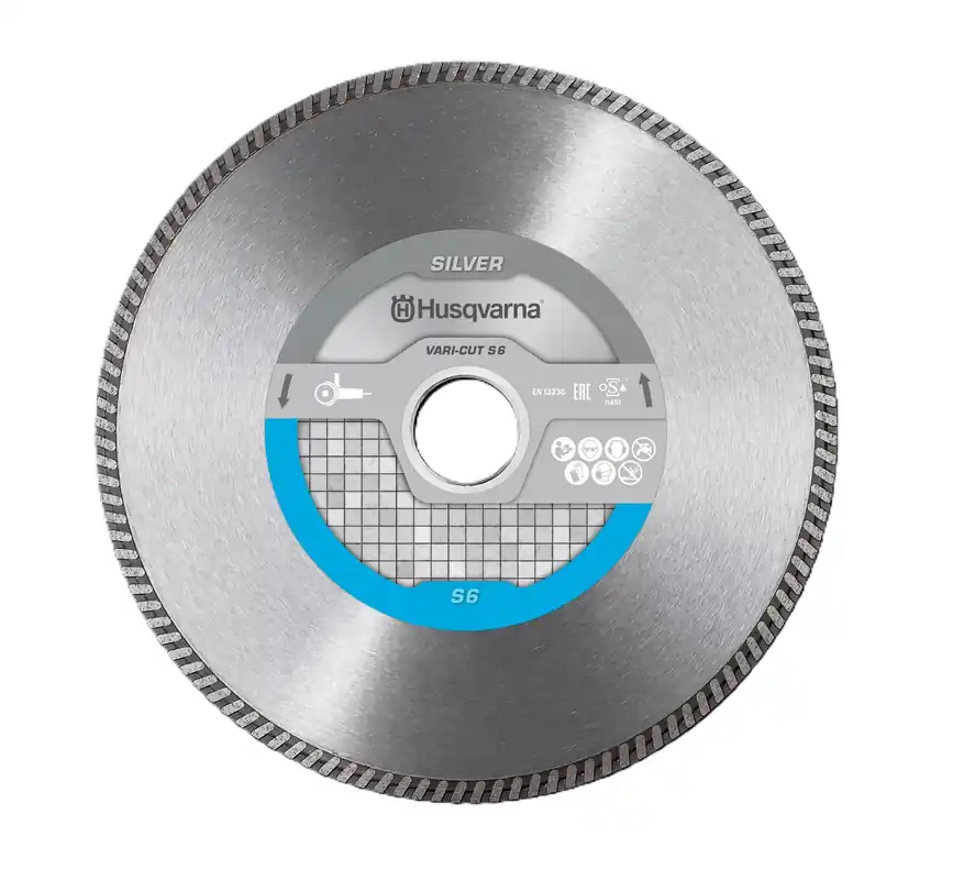 Husqvarna 582211140 Vari-Cut S6 Lame de scie diamantée pour carrelage sec 125 mm