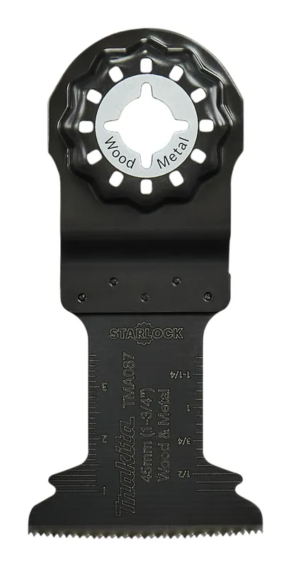 Makita Accessoires E-25448 TMA087 Lame de scie amovible BIM Starlock bois et acier 45x45mm 20Tpi