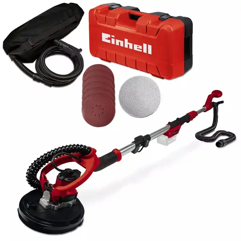 Einhell 4259990 TP-DW 18/225 Li Solo ponceuse murale/plafond sans fil 225 mm excl. batterie et chargeur en mallette