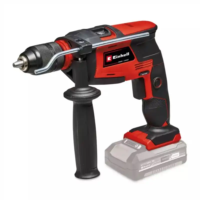 Einhell 4513960 Perceuse à percussion sans fil TE-ID 18 Li Solo avec batterie et chargeur en boîte
