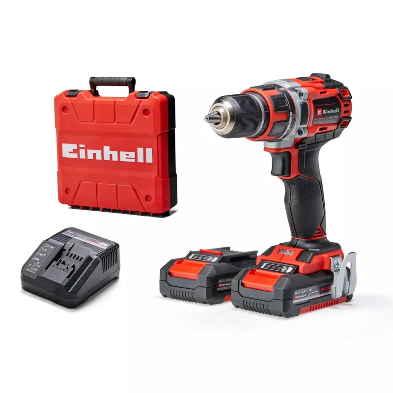 Einhell 4513896 Kit TP-CD 18/50 Li BL perceuse/visseuse sans fil 2.0Ah et chargeur en mallette