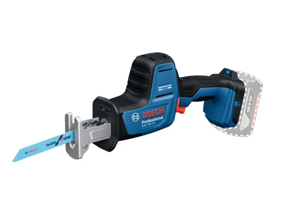 Bosch Bleu 06016A5100 GSA 18V-24 Recipro saw excl. batteries et chargeur en boîte