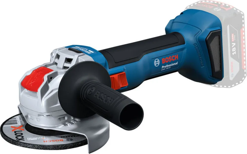 Bosch Bleu 06019N9100 Meuleuse d‘angle sans fil GWX 18V-8 sans batteries et chargeur en boîte