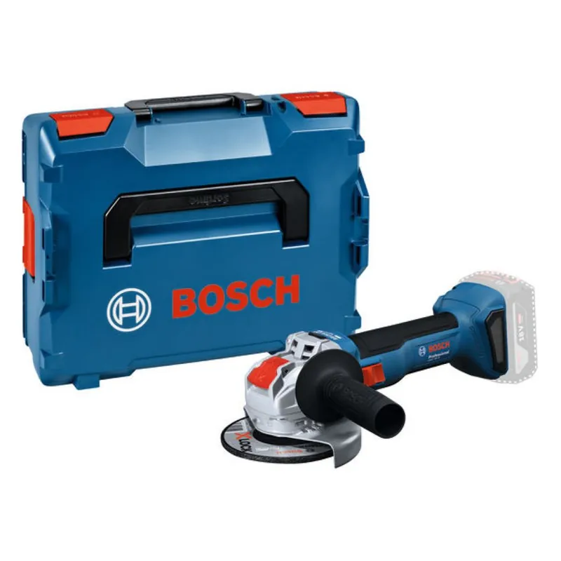 Bosch Bleu 06019N9101 Meuleuse d‘angle sans fil GWX 18V-8 sans batteries et chargeur en L-Boxx
