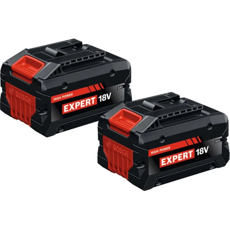 Bosch Bleu Accessoires 1600A0373D Ensemble de batteries EXBA18V-80 2 2x EXBA18V-80 en boîte