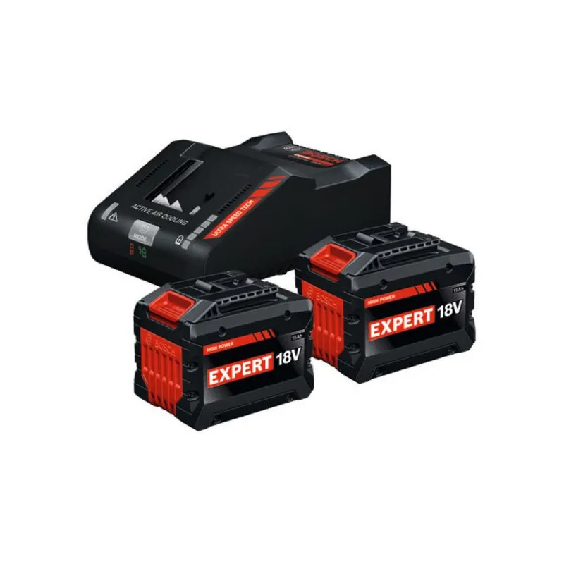 Bosch Bleu Accessoires 1600A0373Z EXBA18V-150/160 Accu Starter Set 2x EXBA18V-150 et chargeur EXAL18V-160 en boîte