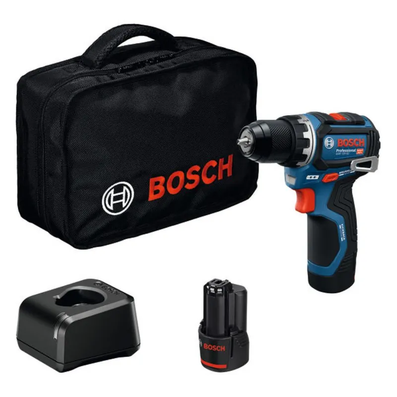 Bosch Bleu 06019N7003 GSR 12V-32 Perceuse sans fil 2x 12V 2.0Ah et chargeur GAL 12V-20
