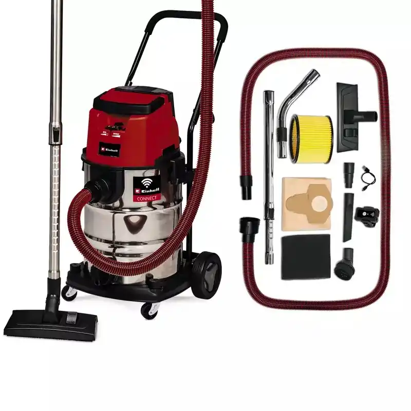 Einhell 2347143 TP-VC 36/30 Li S Auto Solo Accu Aspirateur Wet/Dry 30 L excl. batterie et chargeur dans la boîte