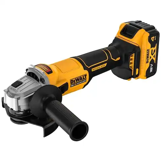 DeWalt DCG407M2T-QW Meuleuse d‘angle 18V XR 125mm interrupteur à glissière 2x batterie 4.0Ah dans une valise TSTAK