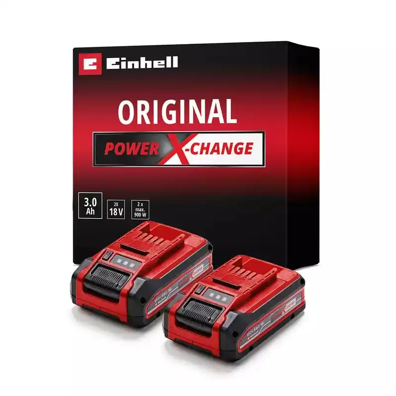 Einhell 4511631 Plus Battery DUO Pack 2 x 18 V 3.0 Ah