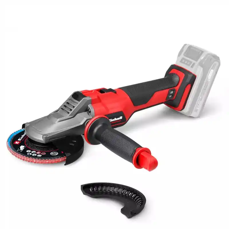 Einhell 4431175 TP-AG 18/125 F Li BL Solo Accu Meuleuse d‘angle à tête plate ø125 mm excl. batterie et chargeur en boîte