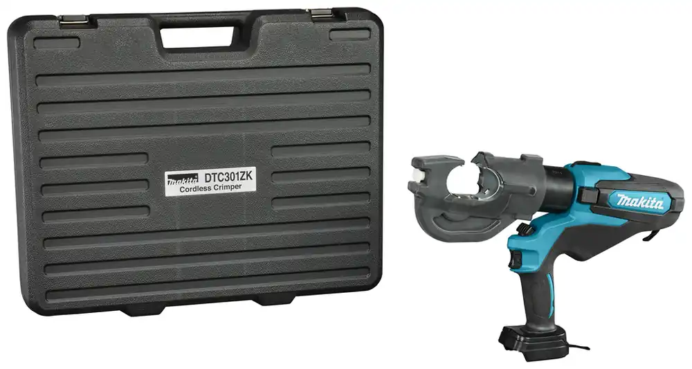Makita DTC301ZK LXT 18 V Pince à sertir les câbles 120 kN 31,5 mm hors batteries et chargeur en mallette