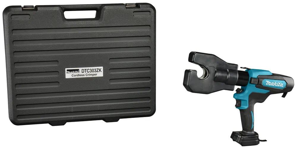 Makita DTC303ZK LXT 18 V Pince à sertir les câbles 60 kN 31,5 mm hors batteries et chargeur en mallette