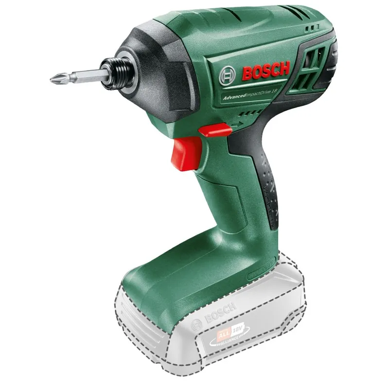 Bosch Vert 0603980303 Tournevis sans fil AdvancedImpactDrive 18 sans piles ni chargeur dans sa boîte