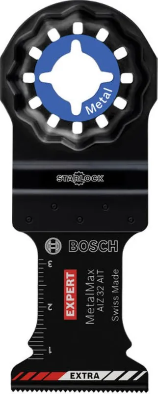 Bosch Bleu Accessoires 2608902046 EXPERT Starlock Lame de scie égoïne AIZ 32 AIT Carbure revêtu Métal 32 x 40 1x