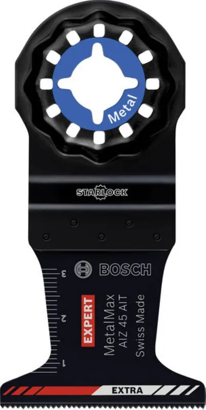 Bosch Bleu Accessoires 2608902054 EXPERT Starlock Lame de scie amovible AIZ 45 AIT Carbure enrobé Clous en acier inoxydable 45 x 40 1x