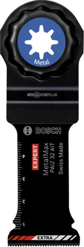 Bosch Bleu Accessoires 2608902068 EXPERT Starlock Plus Lame de scie amovible PAIZ 32 AIT Carbure revêtu Métal 32 x 55 1ST