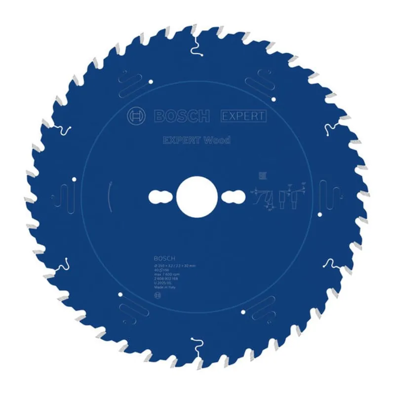 Bosch Bleu Accessoires 2608902168 EXPERT Lame de scie circulaire Bois 250 x 3,2/2,2 x 30 mm T40