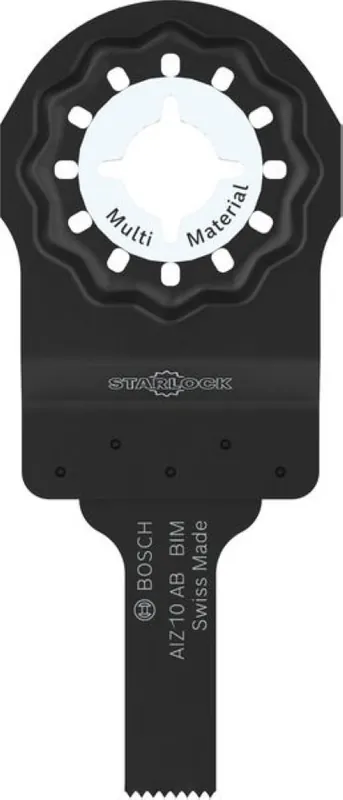 Bosch Bleu Accessoires 2608669253 Starlock Lame de scie circulaire AIZ 10 AB BiM MultiMaterial 10 x 20 1x