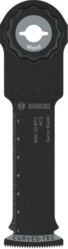 Bosch Bleu Accessoires 2608669279 Starlock Max Lame de scie amovible MAII 32 EPC HCS Wood Curved-Tec 32 x 80 1ST