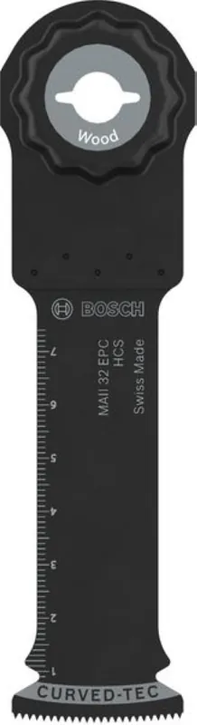 Bosch Bleu Accessoires 2608669280 Starlock Max Lame de scie amovible MAII 32 EPC HCS Wood Curved-Tec 32 x 80 10ST