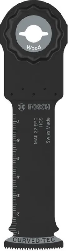 Bosch Bleu Accessoires 2608669281 Starlock Max Lame de scie amovible MAII 32 EPC HCS Wood Curved-Tec 32 x 80 25ST Bulk