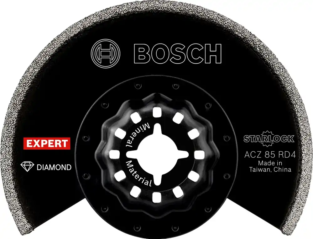 Bosch Bleu Accessoires 2608902058 EXPERT Starlock Segment Blade ACZ 85 RD4 Diamond Grout+Abrasive 85 10x