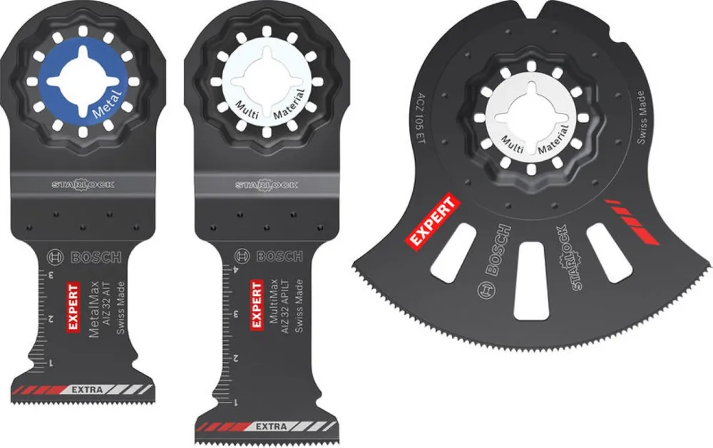 Bosch Bleu Accessoires 2608902622 EXPERT Set de coupe Starlock 3 pièces