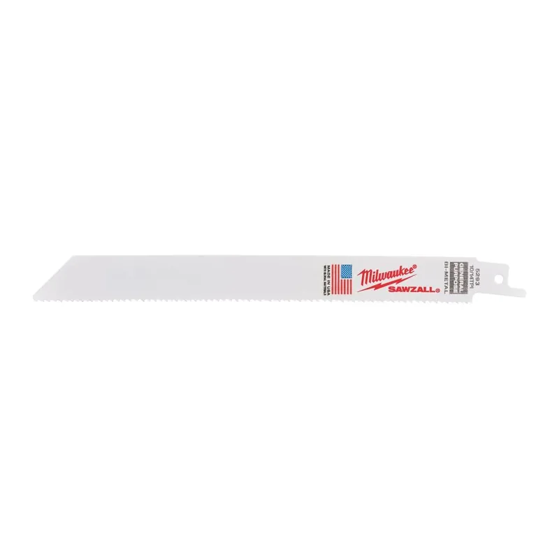 Milwaukee Accessoires 48475193 SAWZALL Lames de scie à guichet 200 x 10/14T 5ST