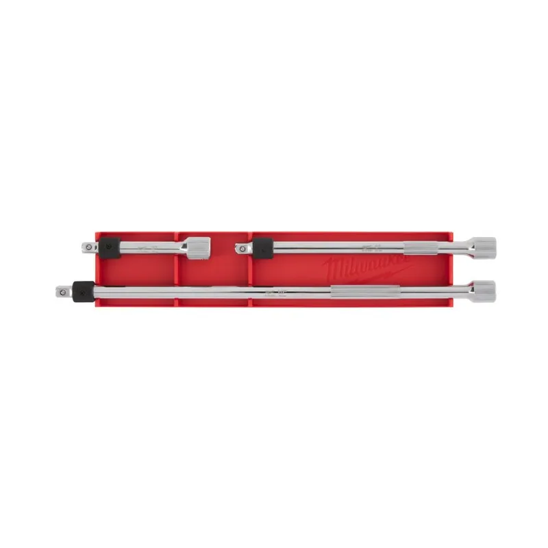 Milwaukee Accessoires 4932480643 Jeu de rallonges à verrouillage 1/4" 3 pièces