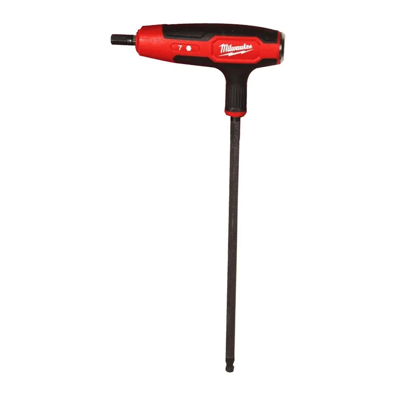 Milwaukee Accessoires 4932498686 Clé Allen 7 mm à poignée confortable