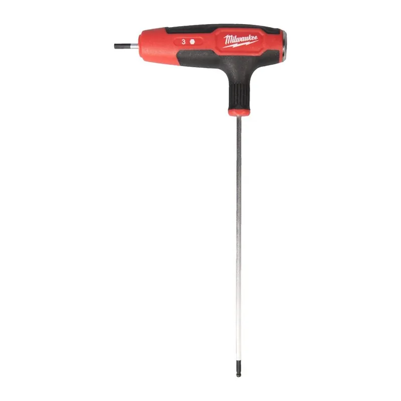 Milwaukee Accessoires 4932498680 Clé Allen 3 mm à poignée confortable