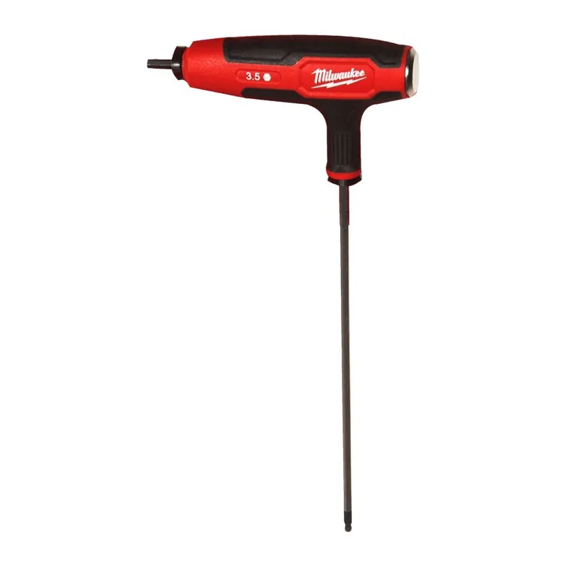 Milwaukee Accessoires 4932498681 Clé Allen de 3,5 mm avec poignée confortable