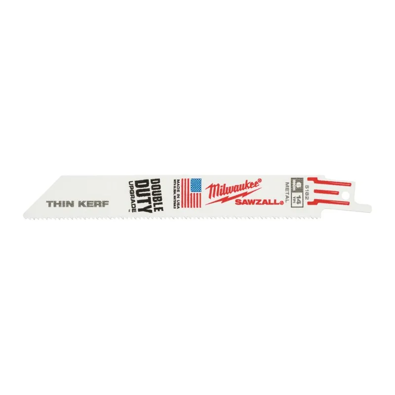 Milwaukee Accessoires 48475182 SAWZALL Lame de scie à guichet 150 x 14T 5ST