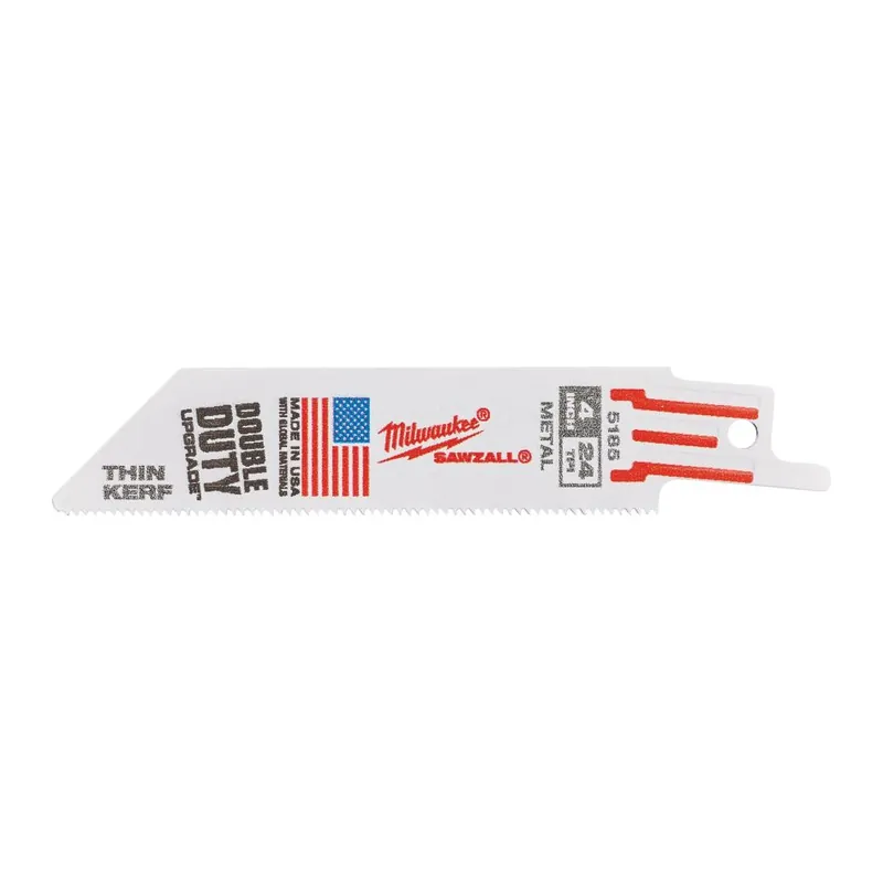 Milwaukee Accessoires 48475189 SAWZALL Lames de scie à guichet 300 x 18T 5ST
