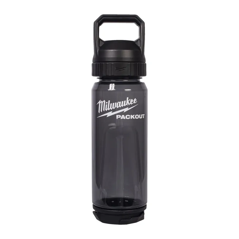 Milwaukee Accessoires 4932498639 PACKOUT 740 ml Bouteille en plastique avec bouchon noir