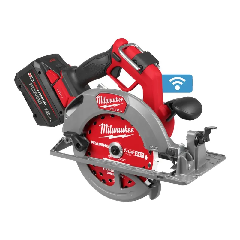 Milwaukee 4933498994 Scie circulaire sans fil M18 FUEL™ FCSO190GR-121C 190mm avec ONE-KEY 1x batterie 12.0Ah et chargeur en mallette