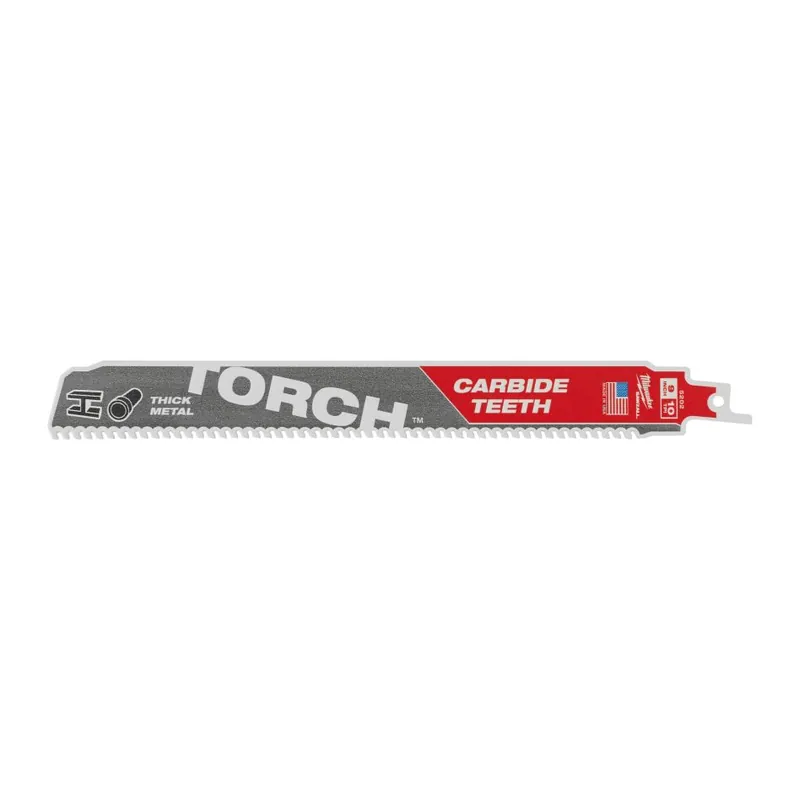 Milwaukee Accessoires 48475252 SAWZALL TCT TORCH Lame de scie à guichet 230 x 10T 1ST