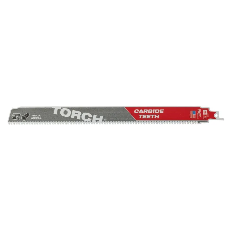 Milwaukee Accessoires 48475203 SAWZALL TCT TORCH Lame de scie à guichet 300 x 8T 1ST