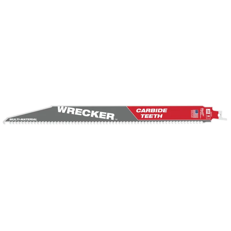 Milwaukee Accessoires 48475243 SAWZALL B. TCT WRECKER Lame de scie à guichet 300 x 6T 1ST