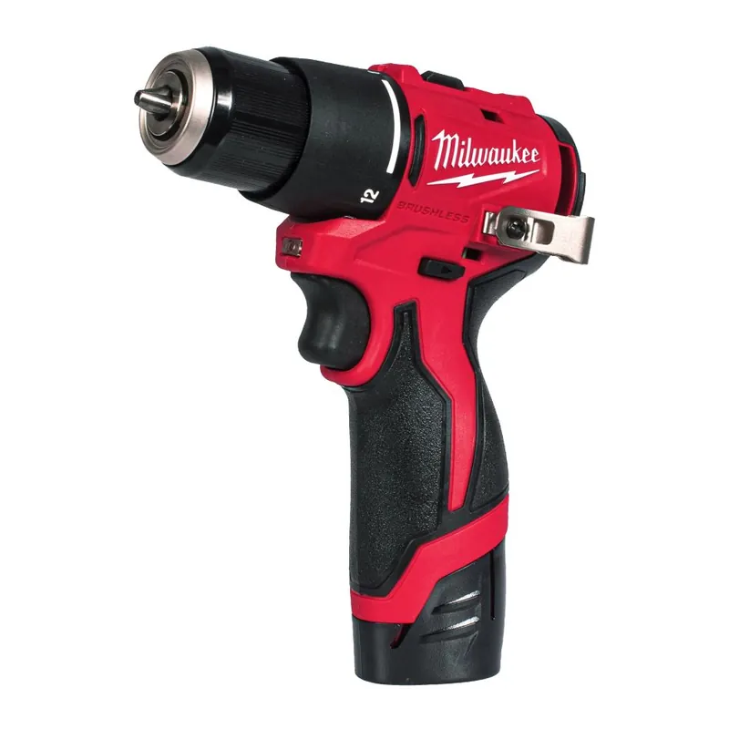 Milwaukee 4933500422 M12 BLPDRC-202C Marteau perforateur sans fil compact 2x 12V 2.0Ah et chargeur brushless en mallette