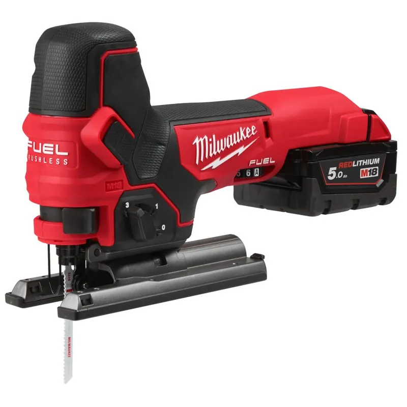 Milwaukee 4933500556 Scie sauteuse sans fil M18 FUEL FBJS-502X 2x 5,0Ah batterie et chargeur en mallette