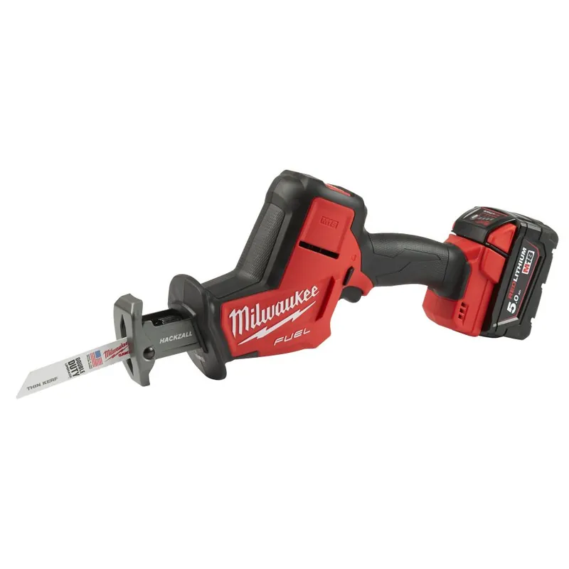 Milwaukee 4933500562 M18 FUEL FHZ-502X HACKZALL Accu recirc saw 2x 5.0Ah et chargeur en mallette