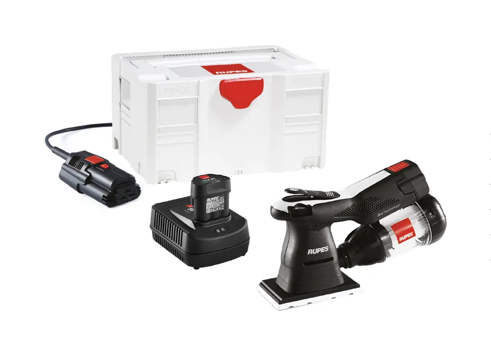 Rupes RU-HSE73N/BLX Ponceuse orbitale IBRID 80X130 HSE73N 1x 18V 2.5Ah batterie et chargeur dans systainer