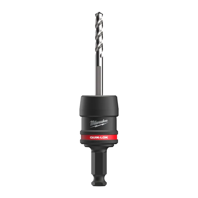 Milwaukee Accessoires 4932500549 QUIK-LOK 11mm HEX Support universel pour scie cloche / 14-30 mm + 32-210 mm adaptateur
