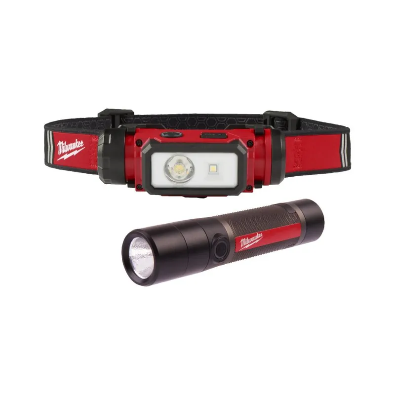 Milwaukee Accessoires 4933499300 L4 FMHL2LED-302 USB Lighting PowerPack Lighting Set