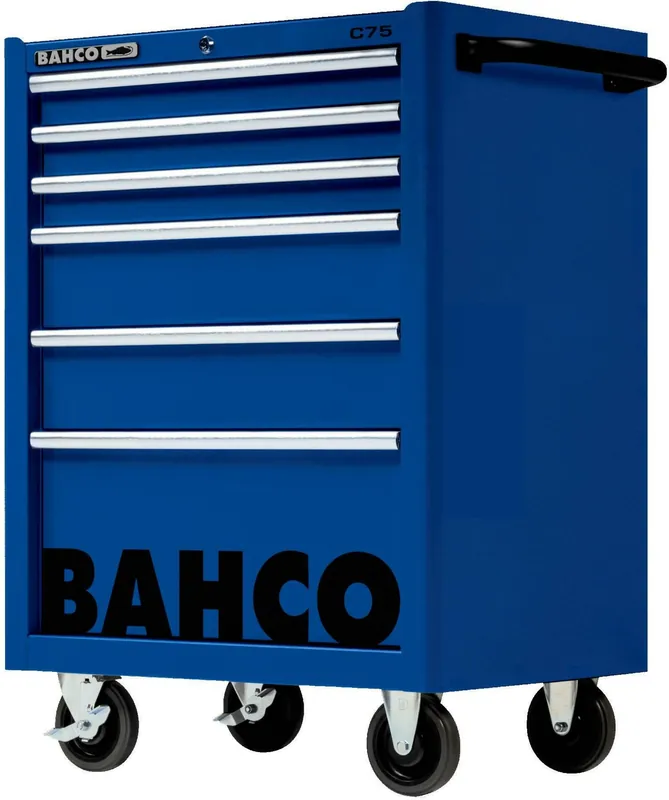 Bahco 1475K6BLUE Classic C75 Chariot à outils 6 tiroirs bleu 986x501x763 mm