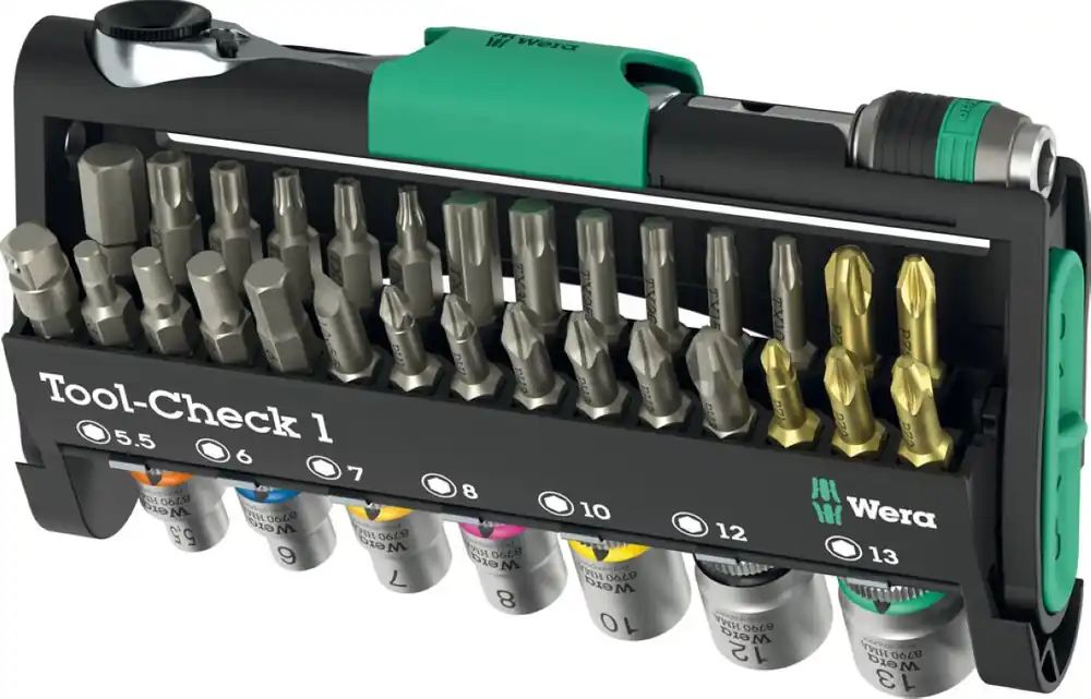 Wera 05049050001 Tool-Check 1 Jeu d‘outils 38 pièces
